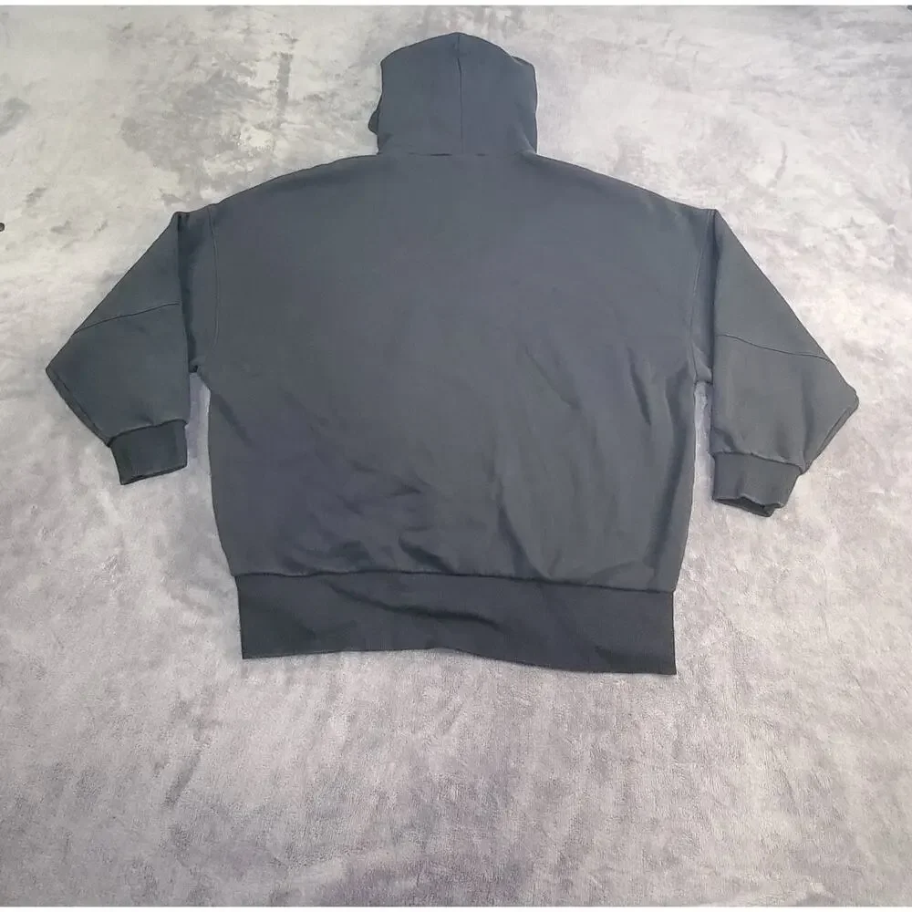 Reebok Women's Sz M Lux 24k Gold Fleece Sweatshirt Hoodie Winter C12-9 - Picture 9 of 10